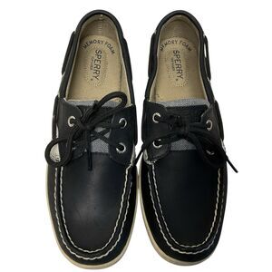 Sperry Top-Sider Women's 7.5 Leather Boat Shoes Memory Foam Insoles #STS81797